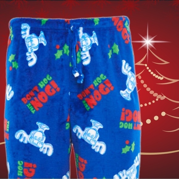 NWOT Griswold’s Men's Size M Christmas Vacation Sleep Pants “Don’t Hog the Nog” - Picture 1 of 4